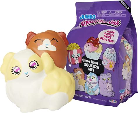 Squishy Jumbo Toy Squish Dee Lish Squishies Slow Rising Guinea Pig W