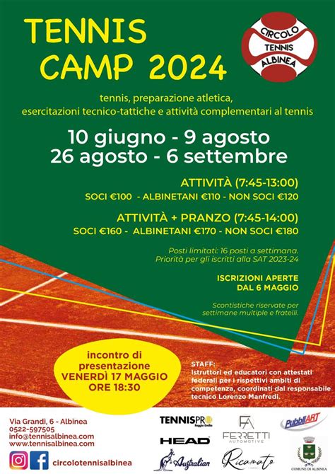 Centri Estivi Circolo Tennis Albinea