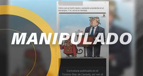 Esta Caricatura De Amlo No Apareció Publicada En Un Diario De Toronto