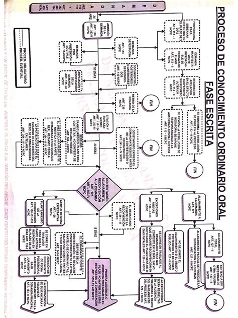 Flujograma Completo Proceso Ordinario Pdf