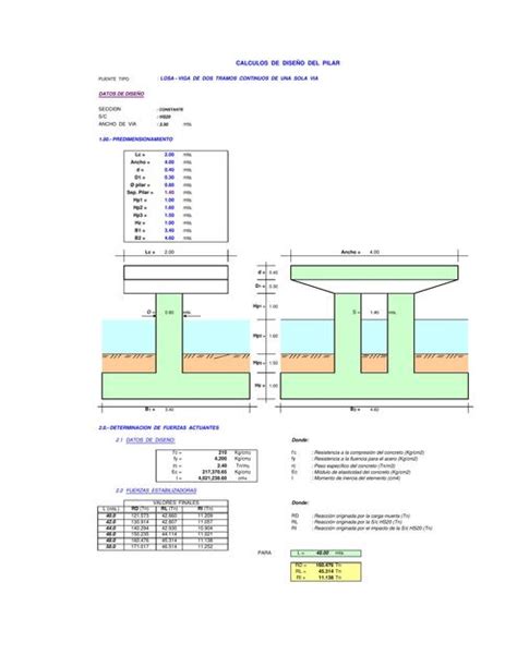 Calculo De Diseño Del Pilar Aporte Ingeniería Udocz