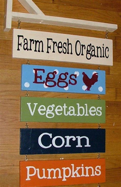 Farm Stand Sign Custom Farmers Market Signs Craft Fair Farmers Market ...