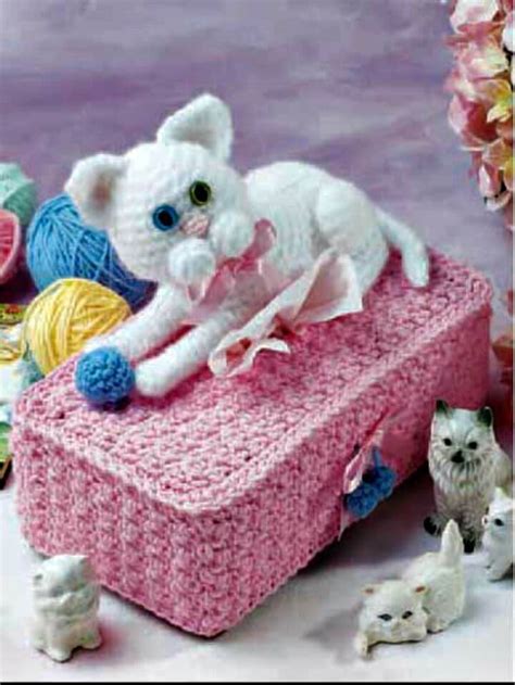 25 Free Crochet Tissue Box Cover Patterns - DIY Crafts