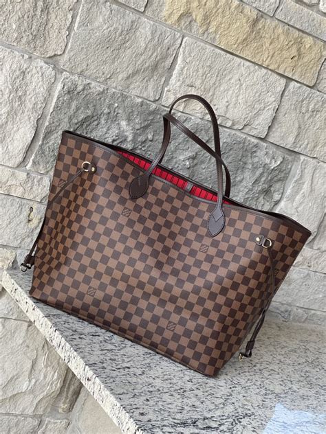 Louis Vuitton Neverfull GM Damier Ebene No Pouch - LVLENKA Luxury ...