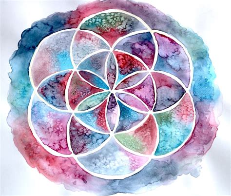 Beary Much Watercolor Mandala Watercolor Mandala African Art