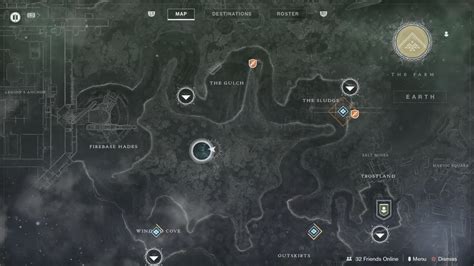 Destiny 2 Lost Sectors Map