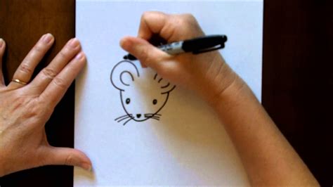 How To Draw A Mouse Cartoon Easy Drawing Lesson For Kids