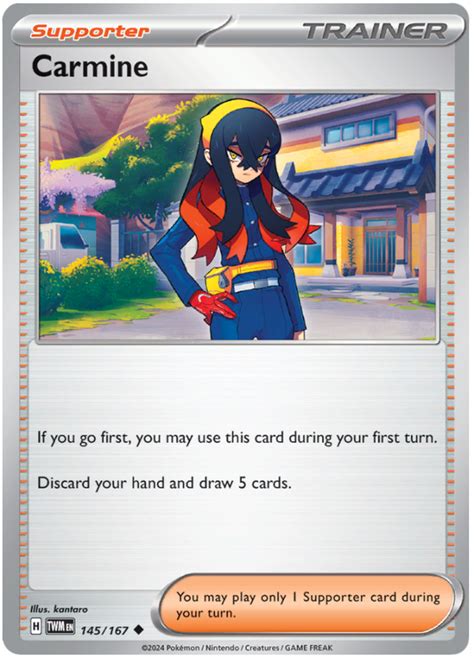 carmine twilight masquerade  pokemon card