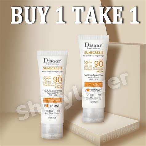 Disaar Facial Sunscreen Cream Spf 90 Pa Moisturizing Skin Protect Sunblock 40g Shopee Philippines