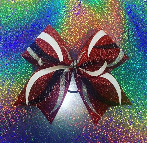 Glitter Cheer Bow in Custom Colors - Etsy