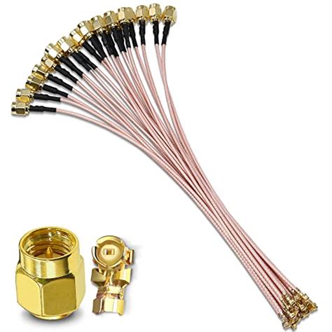 TUOLNK Câble coaxial U FL vers SMA Connecteur mâle SMA vers UFL IPX