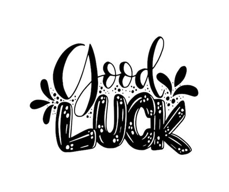 Good Luck Clip Art Vectors And Illustrations For Free Download Freepik