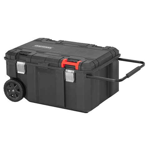 CRAFTSMAN VERSASTACK 30.4-in W x 15.4-in H x 22-in D Black Polypropylene Rolling Tool Box ...