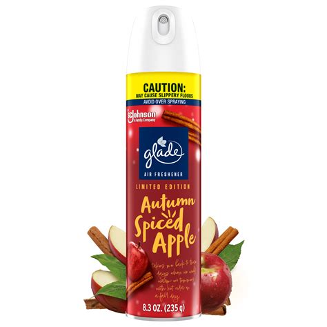 Glade Air Freshener Spray Autumn Spiced Apple Fragrance Infused With