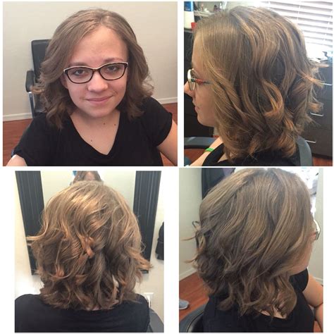 Layered Bobcurled To Give The Tossled Look Layered Bob Hair Curls