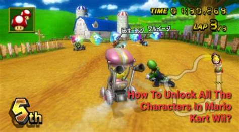 C Mo Desbloquear Todos Los Personajes En Mario Kart Wii Otakukart