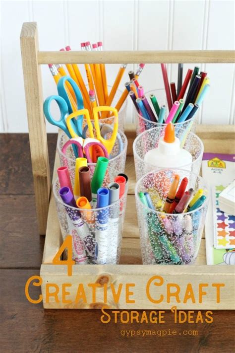 4 Creative Craft Storage Ideas Gypsy Magpie