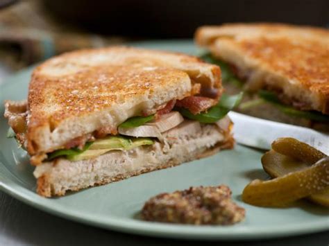 Roast Turkey Avocado And Bacon Sandwich Recipe Tyler Florence Food