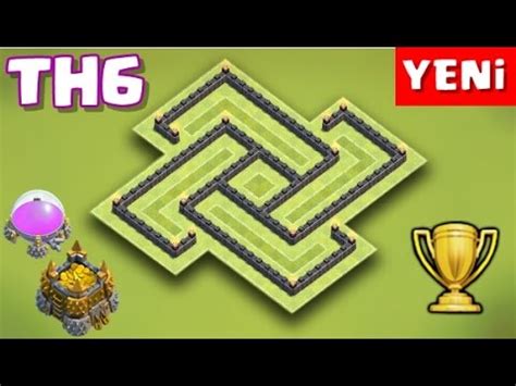 Clash of Clans 6 Seviye Köy Binası En İyi Ganimet Koruma Düzeni