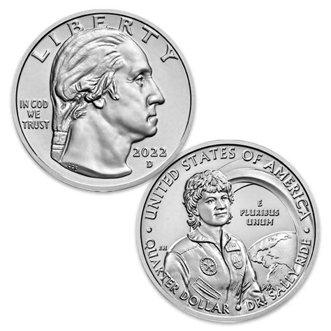 2022-D Dr. Sally Ride Quarter Brilliant Uncirculated | International ...