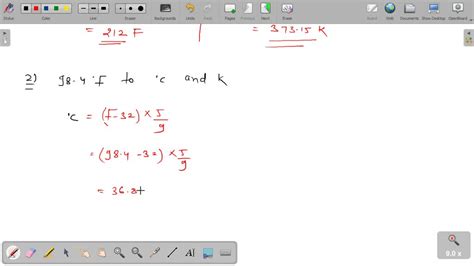 Solved Convert The Following Scales Of Temperatures C To F And