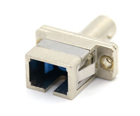 SC Female ST Female Hybrid Adapter Fibertronics Inc