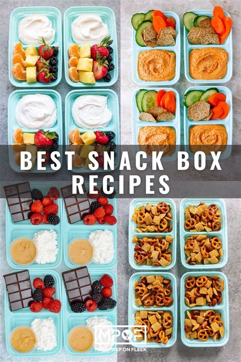 snack box recipes  healthy meal prep  fleek