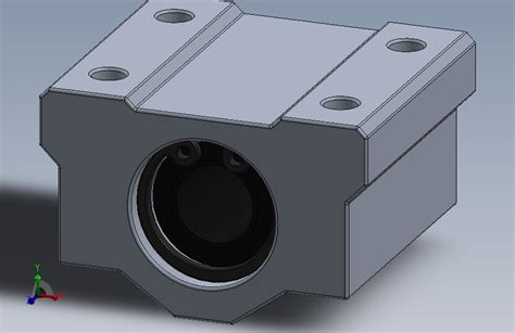 直线轴承座 Scs8uusolidworks 2018模型图纸下载 懒石网