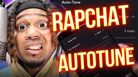 Recording Vocals In RAPCHAT With AUTOTUNE How To Use AutoTune In