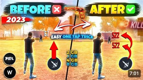 One Tap Headshot Setting 2023 Free Fire Headshot Pro Trickshedshorts