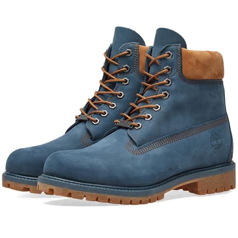 Timberland Heritage 6 Premium Boot Navy Nubuck END US