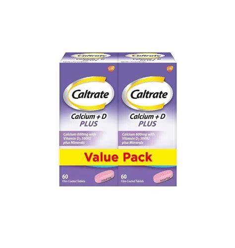 Caltrate Calcium D Plus 60s 60sx2 Exp 09 2024 Lazada