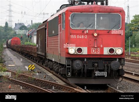 Freight Train Solingen Germany Stock Photo Alamy