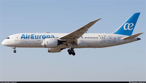 EC MIH Air Europa Boeing 787 8 Dreamliner Photo By RobertLN ID