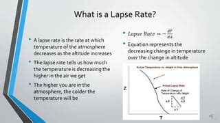 Environmental Lapse Rate vs Adibatic Lapse Rate | PPT