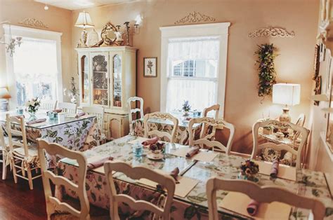 This Whimsical Tea Room In Florida Lavender N Lace Feels Like A Page