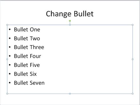 Change Bulleted List To Numbered List In Powerpoint 2010 Powerpoint