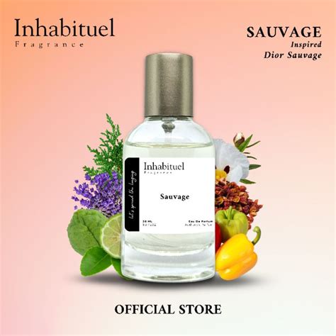 Jual Parfum Inhabituel Fragrance Sauvage Inspired Dior Sauvage Parfum