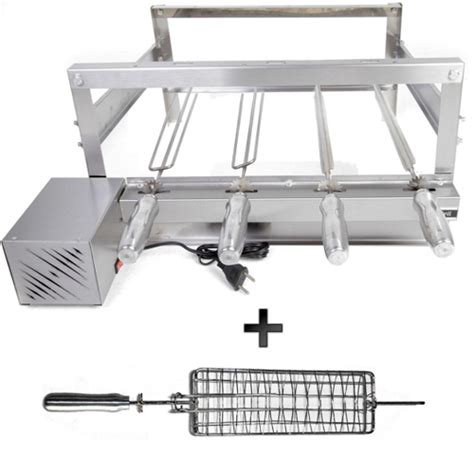 Churrasqueira Girat Ria Inox Gira Soft Grill Espetos Espeto