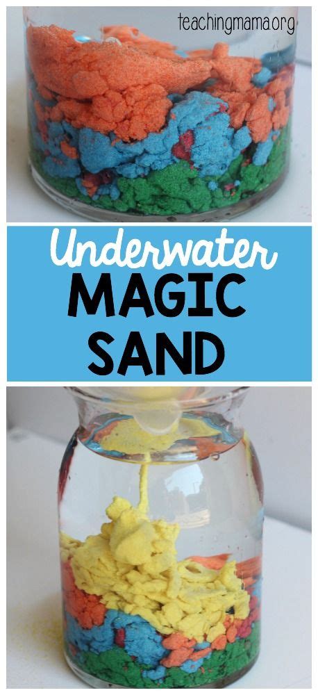 Underwater Magic Sand Science Experiments Kids Science Crafts Kid