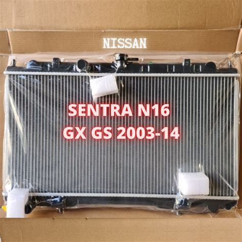 Radiator Sentra Nissan N Gs Gx Mm Row Manual Automatic