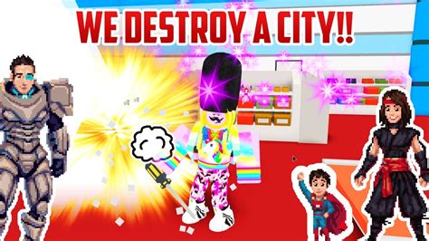 Roblox Destroy A City Youtube