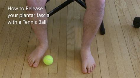 Plantar Fascia Foot Release: Tennis Ball: Irvin: Resilience ...