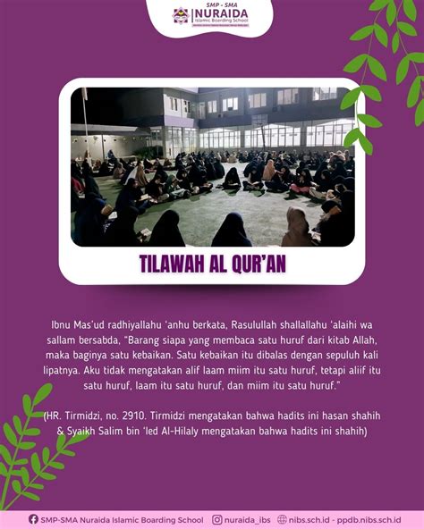 Tilawah Al Qur’an – Nuraida Islamic Boarding School