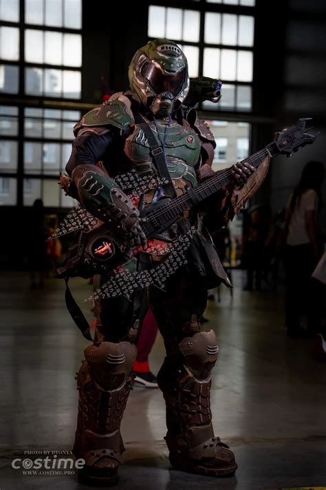 amazing doom slayer cosplay  asura rdoom