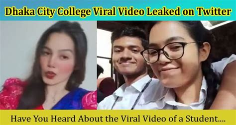 [watch Link] Dhaka City College Viral Video Leaked On Twitter Uniform