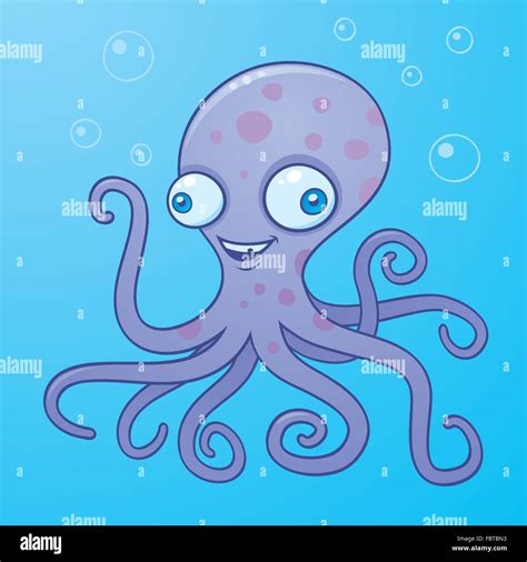 Octopus Cartoon Hi Res Stock Photography And Images Alamy