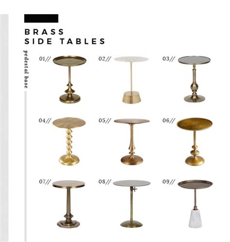 The Best Brass Side Tables Of Every Style And Price Room For Tuesday