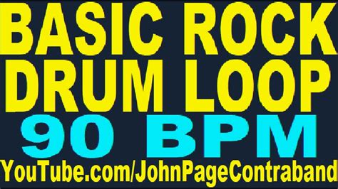 Basic Rock Drum Beat Bpm For Guitar And Bass Loop Play Along Jam