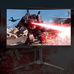 Viewsonic Elite Xg Qc Inch Curved P Ms Hz Gaming Monitor